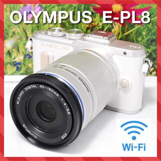 オリンパス(OLYMPUS)の❤️スマホ転送OK❤️高画質❤️自撮りも可能❤️オリンパス E-PL8(デジタル一眼)