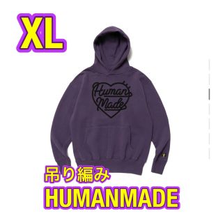 ヒューマンメイド(HUMAN MADE)のHUMANMADE ヒューマンメイド パーカー パープルXL(パーカー)