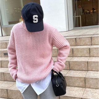 CANAL JEAN - CANAL JEAN アルパカ混クルーネックニットの通販 by 断捨