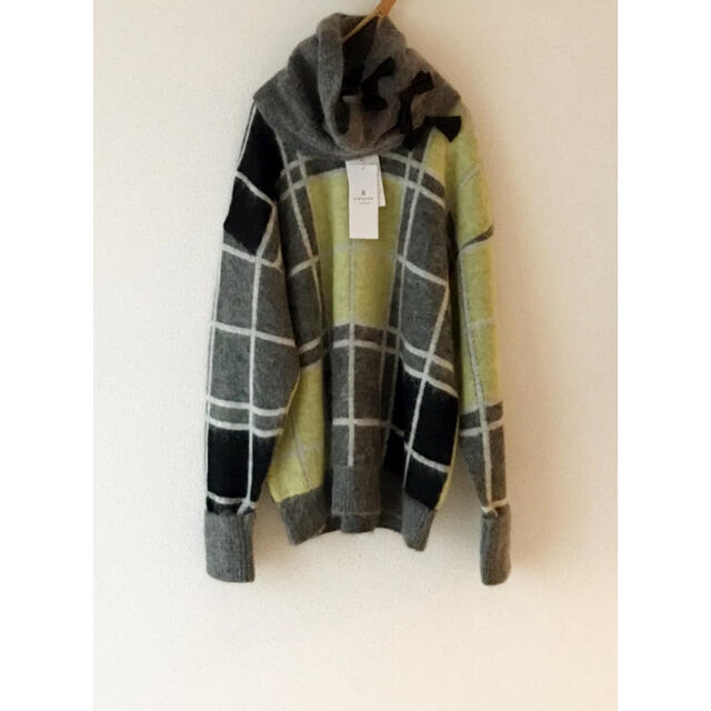 LANVIN en Bleu - 新品　ランバンオンブルー　可愛い♡ウールモヘヤニット　リボンスヌード付きニット