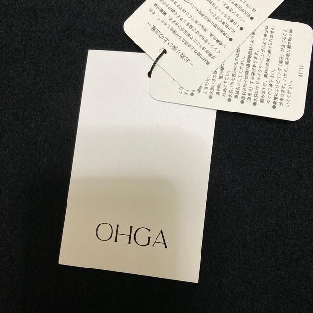 OHGA ohga 2022AW  ウールリバーベスト ブラック×ネイビー レディースのトップス(ベスト/ジレ)の商品写真