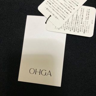 新品 ohga ウールリバーベスト ブラック×ネイビー