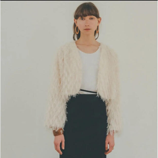 新品未使用　CLANE  Cross fringe bolero 1 フリンジ