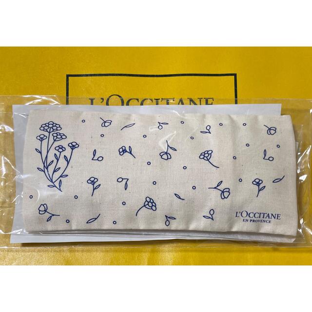 L'OCCITANE(ロクシタン)のロクシタン ヒノキ香るホットアイピロー　未使用ショッパー付きノベルティ コスメ/美容のリラクゼーション(その他)の商品写真