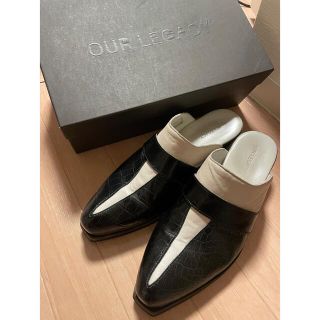 ジルサンダー(Jil Sander)のour legacy ミュール　レザー　サンダル　アワレガ(ドレス/ビジネス)