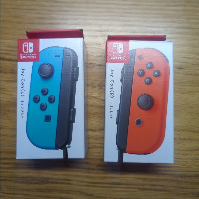 【新品】Joy-Con(L) ネオンブルー (R)ネオンレッド ジョイコン2個