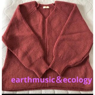 アースミュージックアンドエコロジー(earth music & ecology)のearthmusic＆ecology  セーター　フリーサイズ(ニット/セーター)