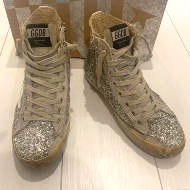 【SOLD】GOLDEN GOOSE グリッタースニーカー 38