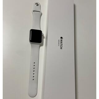 アップルウォッチ(Apple Watch)のApple watch series3 シルバー　38mm(その他)