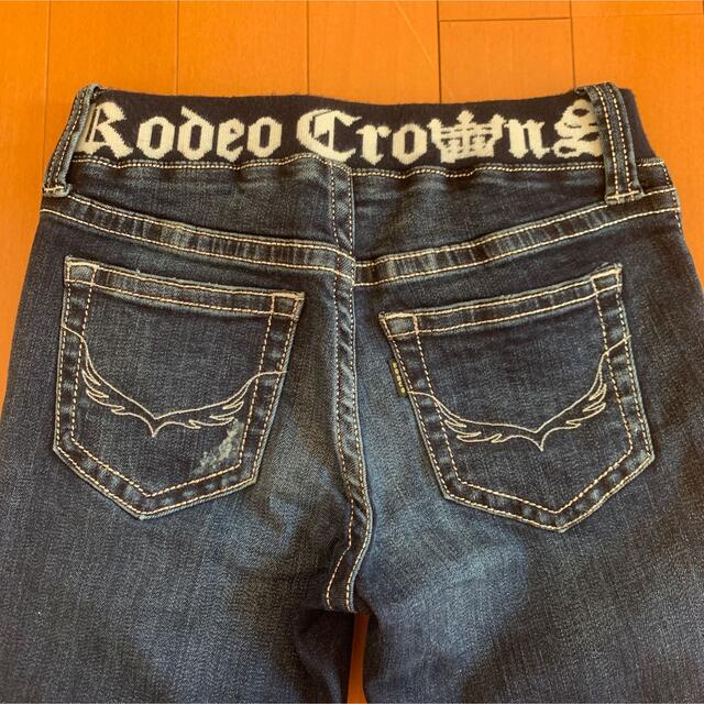RODEO CROWNS(ロデオクラウンズ)のロデオクラウンズ レディース デニム　限定品　クラッシュ　新品　タグ付き レディースのパンツ(デニム/ジーンズ)の商品写真