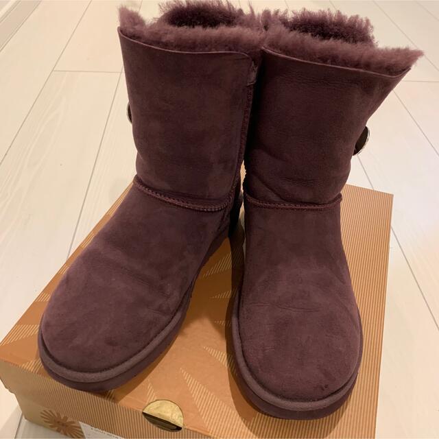 UGG(アグ)のugg ムートン　パープル　38 レディースの靴/シューズ(ブーツ)の商品写真