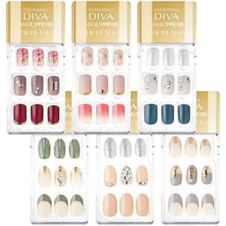 【6個セット】DASHINGDIVA 1秒ジェルネイル マジックプレス