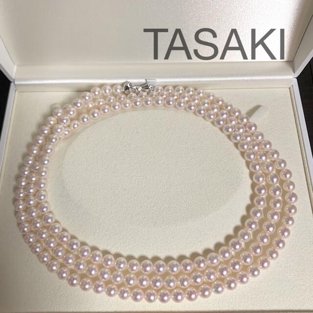 【ご専用】TASAKIピンク系大玉ロングネックレス7.5mm 約124.5mm