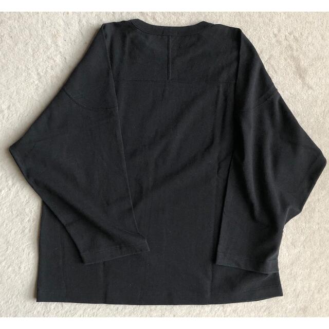 メンズcomoli 22aw フットボール Tシャツ fade black 2 - Tシャツ