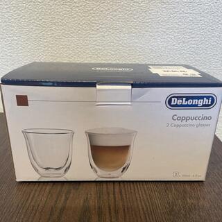 デロンギ(DeLonghi)のデロンギ　ダブルウォールグラス　カプチーノ2個セット(グラス/カップ)