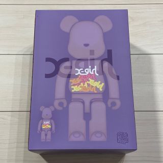 ベアブリック(BE@RBRICK)のX-girl ベアブリック100% 400%エックスガール　BE@RBRICK(その他)