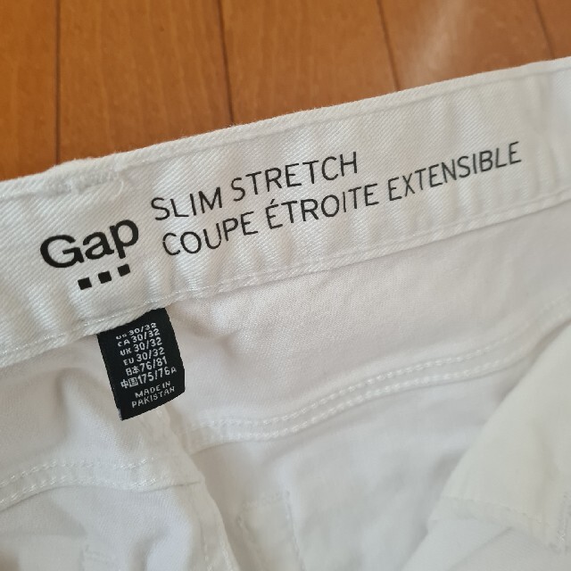 GAP(ギャップ)の美品  GAP  ギャップ  メンズ  ホワイトデニム  ジーンズ  ストレッチ メンズのパンツ(デニム/ジーンズ)の商品写真