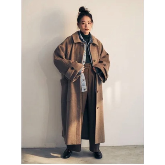 クレドナ credna ロングコート ラグラン袖 あったか | mezcla.in