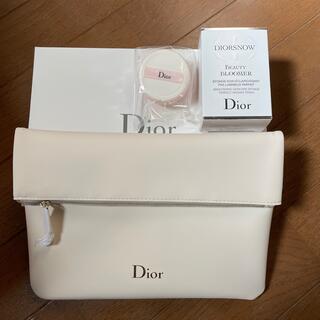 ディオール(Dior)のディオール　スノーブルームパーフェクトスポンジとノベルティバック(その他)