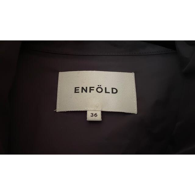 ENFOLD(エンフォルド)のENFOLD エンフォルド　ポンチョ　フーディブルゾン　ダークネイビー　超美品！ レディースのジャケット/アウター(ポンチョ)の商品写真