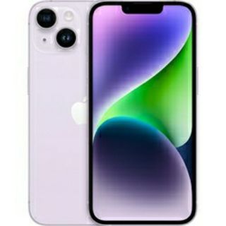 アイフォーン(iPhone)のMPUY3J/AiPhone 14 128GB パープル SIMフリー(スマートフォン本体)