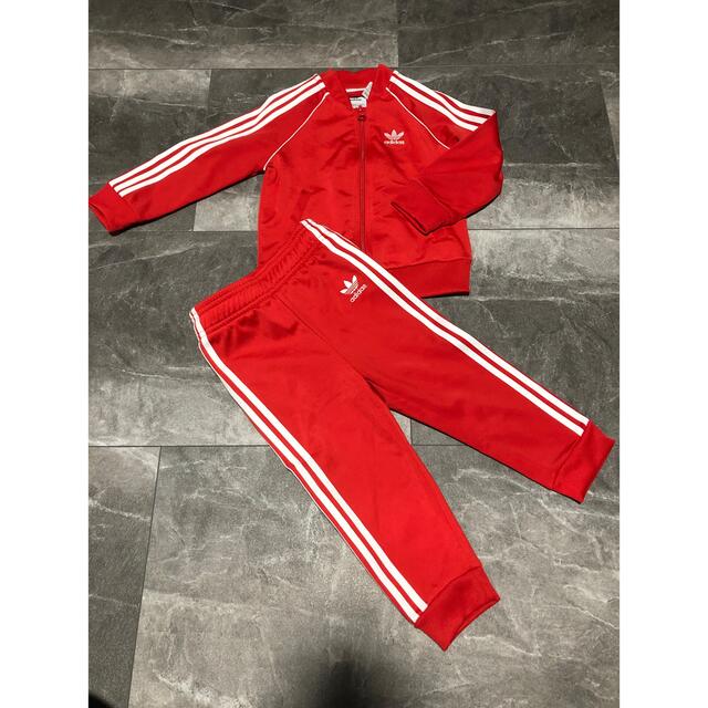 adidas(アディダス)のadidas  アディダスベビーキッズジャージ上下 キッズ/ベビー/マタニティのキッズ服男の子用(90cm~)(その他)の商品写真