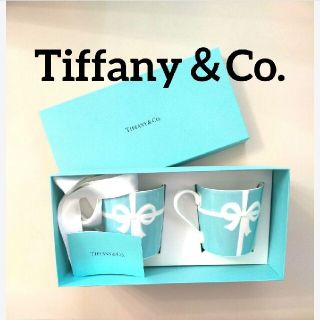 ティファニー(Tiffany & Co.)のadg様専用【Tiffany】マグカップ ブルーリボン(グラス/カップ)