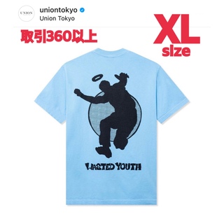 UNION OSAKA Wasted Youth Tee Blue XLサイズ(Tシャツ/カットソー(半袖/袖なし))