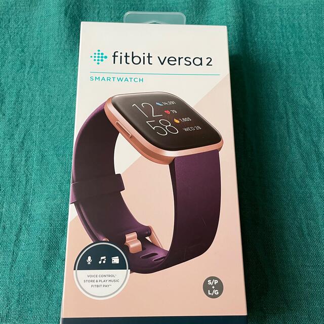 【新品未開封】 Fitbit versa2 フィットビット ヴァーサ2 ボルドー