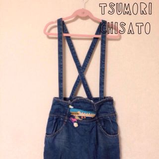 ツモリチサト(TSUMORI CHISATO)のツモリチサト デニムスカート(ひざ丈スカート)