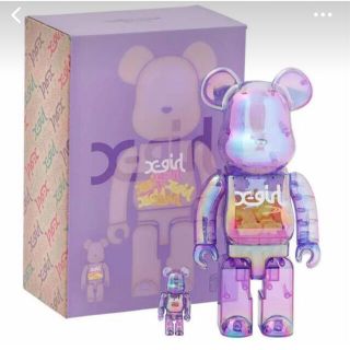 X-girl × BE@RBRICK 100&400% ベアブリック  新品