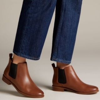 クラークス(Clarks)のクラークス テイラーシャイン 23.5cm（UK4.5）(ブーツ)