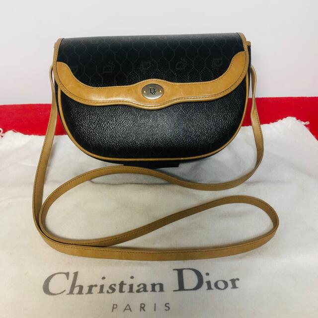 Christian Dior(クリスチャンディオール)の【極美品】クリスチャンディオール  Vintage ハニカム柄　ショルダー レディースのバッグ(ショルダーバッグ)の商品写真