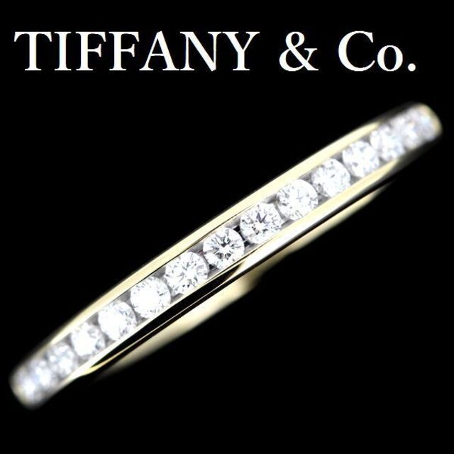 Tiffany & Co. - ティファニー ハーフサークル ダイヤリング K18YG 15P