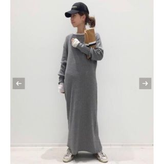 アパルトモンドゥーズィエムクラス(L'Appartement DEUXIEME CLASSE)のL'Appartement Rib Knit ワンピース(ロングワンピース/マキシワンピース)