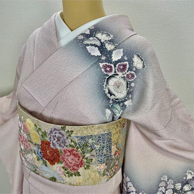 桐谷翠山工房『訪問着』辻が花 正絹 k110