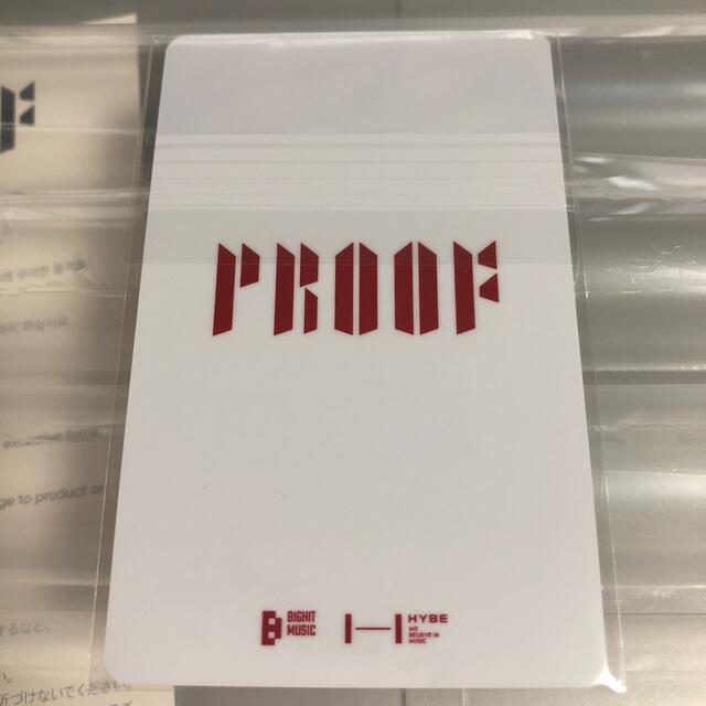 公式 BTS テテ テヒョン V Proof トレカ コレクターズエディション