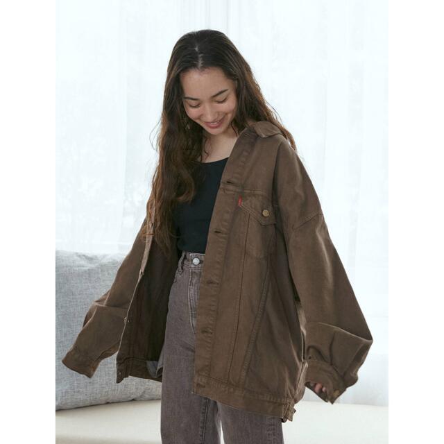 Ungrid (アングリッド) ビッグシルエットデニムジャケット 22秋冬 比較的美品 Ungrid (アングリッド) 22秋冬 ビッグシルエットデニムジャケット Gジャン/デニムジャケット
