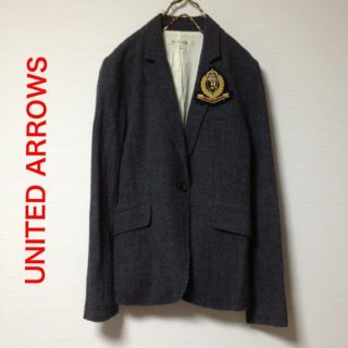 ユナイテッドアローズグリーンレーベルリラクシング(UNITED ARROWS green label relaxing)のアローズのウールジャケット(テーラードジャケット)