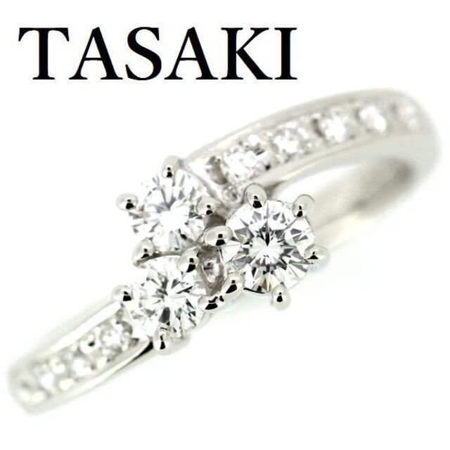 田崎真珠 TASAKI ダイヤモンド 0.43ct リング Pt900