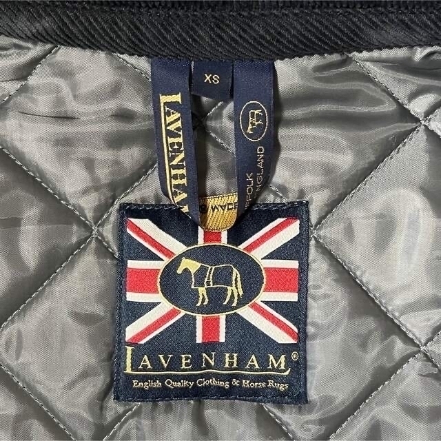 LAVENHAM(ラベンハム)のLAVENHAM/ラベンハム キルティングジャケット ブラック XSサイズ メンズのジャケット/アウター(ブルゾン)の商品写真