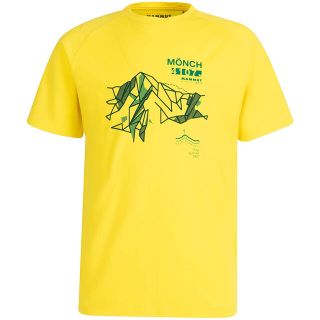 マムート(Mammut)のMAMMUT マムート 半袖Tシャツ マウンテンTシャツ イエロー メンズL新品(Tシャツ/カットソー(半袖/袖なし))