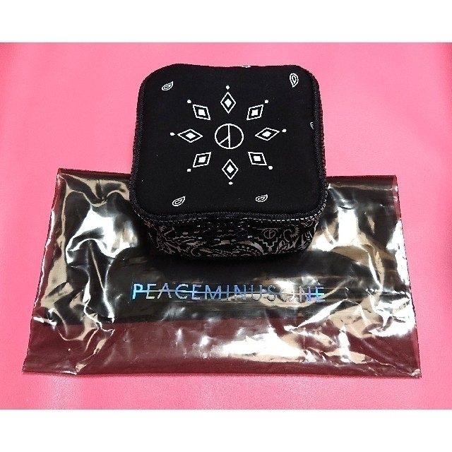 PEACEMINUSONE PMO BANDANA POUCH ポーチ ブラック