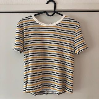 ザラ(ZARA)のZara ボーダーミニTシャツ(Tシャツ/カットソー(半袖/袖なし))