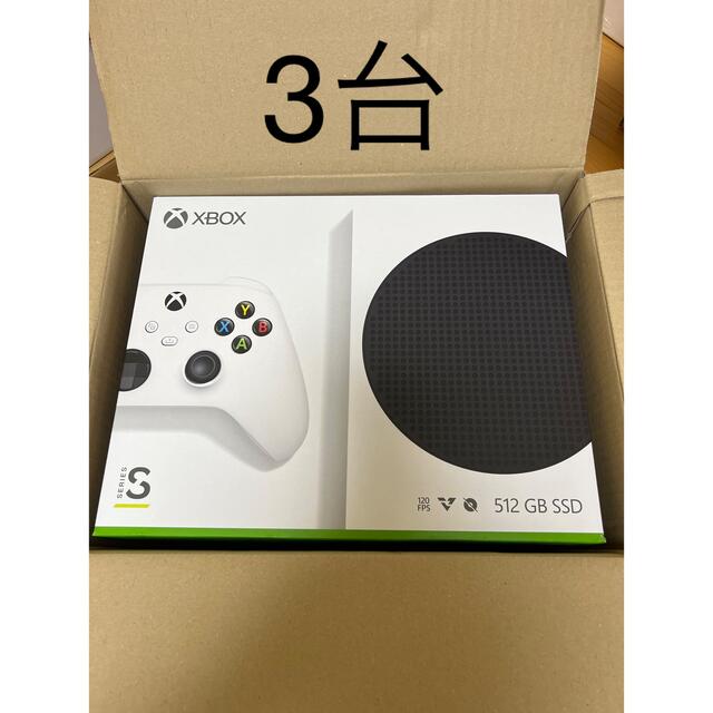 Xbox(エックスボックス)の3台　新品・未使用　Xbox Series S RRS-00015 エンタメ/ホビーのゲームソフト/ゲーム機本体(家庭用ゲーム機本体)の商品写真