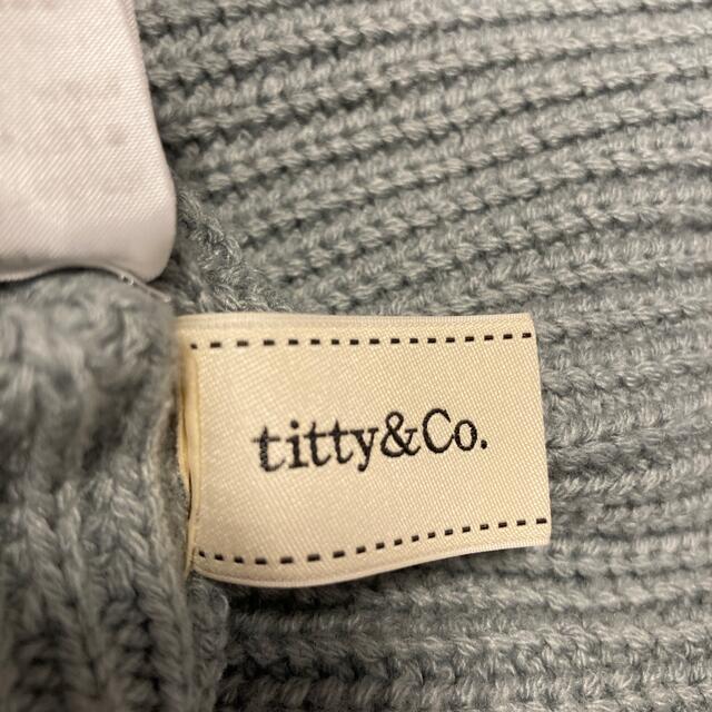 titty&co(ティティアンドコー)のニットワンピース レディースのワンピース(ひざ丈ワンピース)の商品写真