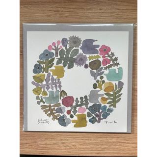 イデー(IDEE)のバーズワーズ　ポスター 20cm  SHABBY WREATH(絵画/タペストリー)