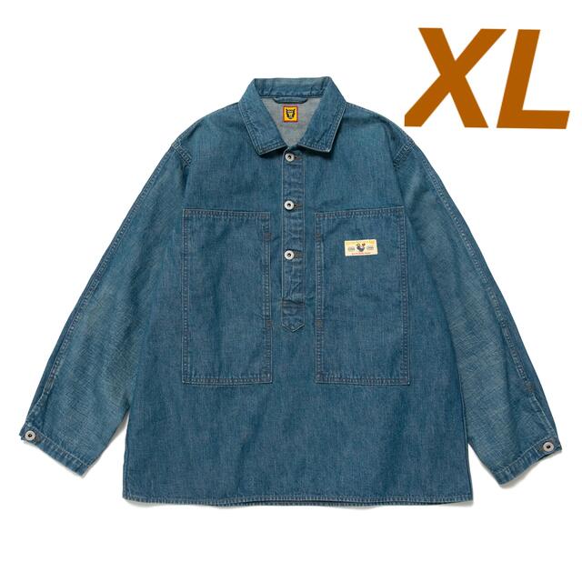 DENIM WORK SHIRT HUMAN MADE XL100%COTTONCOLOR