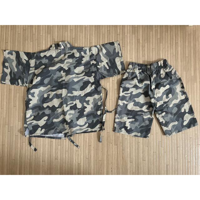 【値下げ】浴衣　キッズ　メンズ　130  男の子 キッズ/ベビー/マタニティのキッズ服男の子用(90cm~)(甚平/浴衣)の商品写真