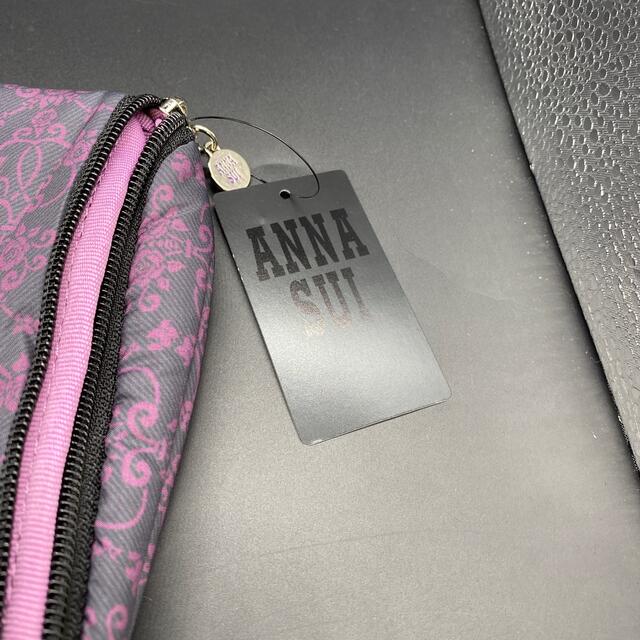 ANNA SUI(アナスイ)の専用　アナスイ　スリッパ　ハンガーポーチ　巾着　パープル　タグ付き インテリア/住まい/日用品のインテリア小物(スリッパ/ルームシューズ)の商品写真